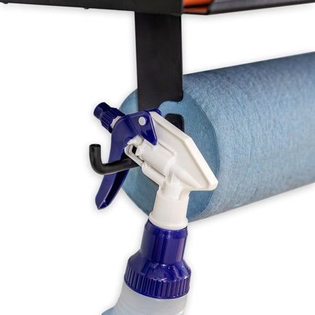 Quick Clean Paper Towel Holder and Wall Shelf-Wall Mounted-Grease Monkey Garage