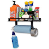 Quick Clean Paper Towel Holder and Wall Shelf-Wall Mounted-Grease Monkey Garage