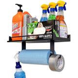 Quick Clean Paper Towel Holder and Wall Shelf-Wall Mounted-Grease Monkey Garage