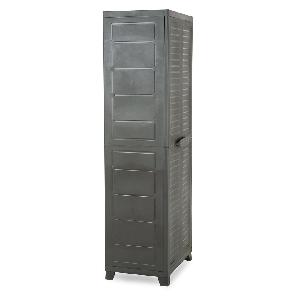 RAM Quality Products ELITE Adjustable 4 Shelf Storage Utility Cabinet, Dark Gray-Furniture | Cabinets & Storage | Storage Cabinets & Lockers-Grease Monkey Garage