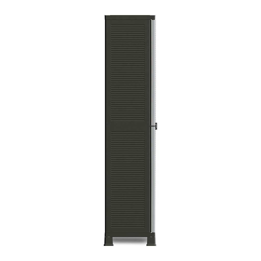 RAM Quality Products PRESTIGE 4 Shelf Adjustable Storage Utility Cabinet, Gray-Furniture | Cabinets & Storage | Storage Cabinets & Lockers-Grease Monkey Garage