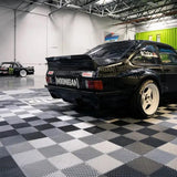 RaceDeck Free-Flow® XLC 18" x 18" Flooring Tiles-Garage Flooring-Grease Monkey Garage
