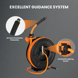 Retractable Air Hose Reel-Alloy Steel Reel-3/8in-Retractable Air Hose Reel-Grease Monkey Garage