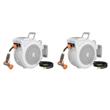 Retractable Garden Hose Reel-1/2 in-65ft-Retractable Garden Hose Reel-Grease Monkey Garage