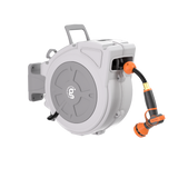 Retractable Garden Hose Reel-1/2 in-65ft-Retractable Garden Hose Reel-Grease Monkey Garage