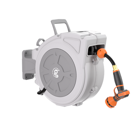 Retractable Garden Hose Reel-1/2 in-65ft-Retractable Garden Hose Reel-Grease Monkey Garage