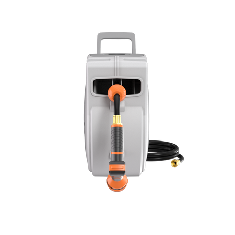 Retractable Garden Hose Reel-1/2 in-65ft-Retractable Garden Hose Reel-Grease Monkey Garage
