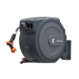 Retractable Garden Hose Reel-1/2in-130ft-Retractable Garden Hose Reel-Grease Monkey Garage