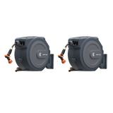 Retractable Garden Hose Reel-1/2in-130ft-Retractable Garden Hose Reel-Grease Monkey Garage