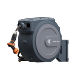 Retractable Garden Hose Reel-1/2in-130ft-Retractable Garden Hose Reel-Grease Monkey Garage