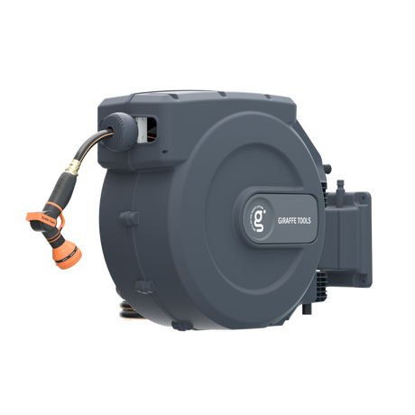 Retractable Garden Hose Reel-1/2in-155ft-Retractable Garden Hose Reel-Grease Monkey Garage