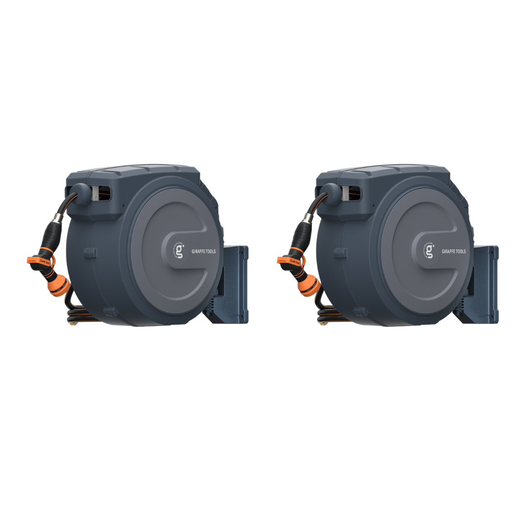 Retractable Garden Hose Reel-1/2in-78ft-Retractable Garden Hose Reel-Grease Monkey Garage