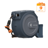 Retractable Garden Hose Reel-1/2in-78ft-Retractable Garden Hose Reel-Grease Monkey Garage