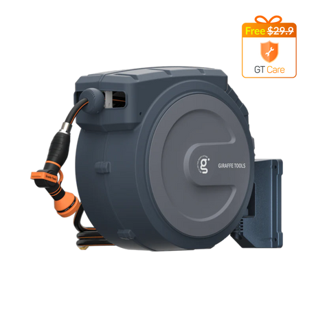 Retractable Garden Hose Reel-1/2in-78ft-Retractable Garden Hose Reel-Grease Monkey Garage
