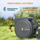 Retractable Garden Hose Reel-1/2in-78ft-Retractable Garden Hose Reel-Grease Monkey Garage