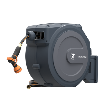 Retractable Garden Hose Reel-1/2in-78ft-Retractable Garden Hose Reel-Grease Monkey Garage