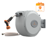 Retractable Garden Hose Reel-5/8 in-65ft-Retractable Garden Hose Reel-Grease Monkey Garage