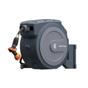 Retractable Garden Hose Reel-5/8in-90ft-Retractable Garden Hose Reel-Grease Monkey Garage