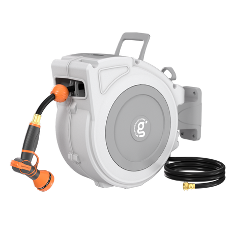 Retractable Garden Hose Reel 65ft-155ft-Retractable Garden Hose Reel-Grease Monkey Garage
