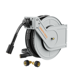 Retractable Pressure Hose Reel-1/4in-Retractable Pressure Hose Reel-Grease Monkey Garage