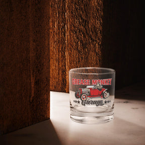 Rocks glass-Grease Monkey Garage