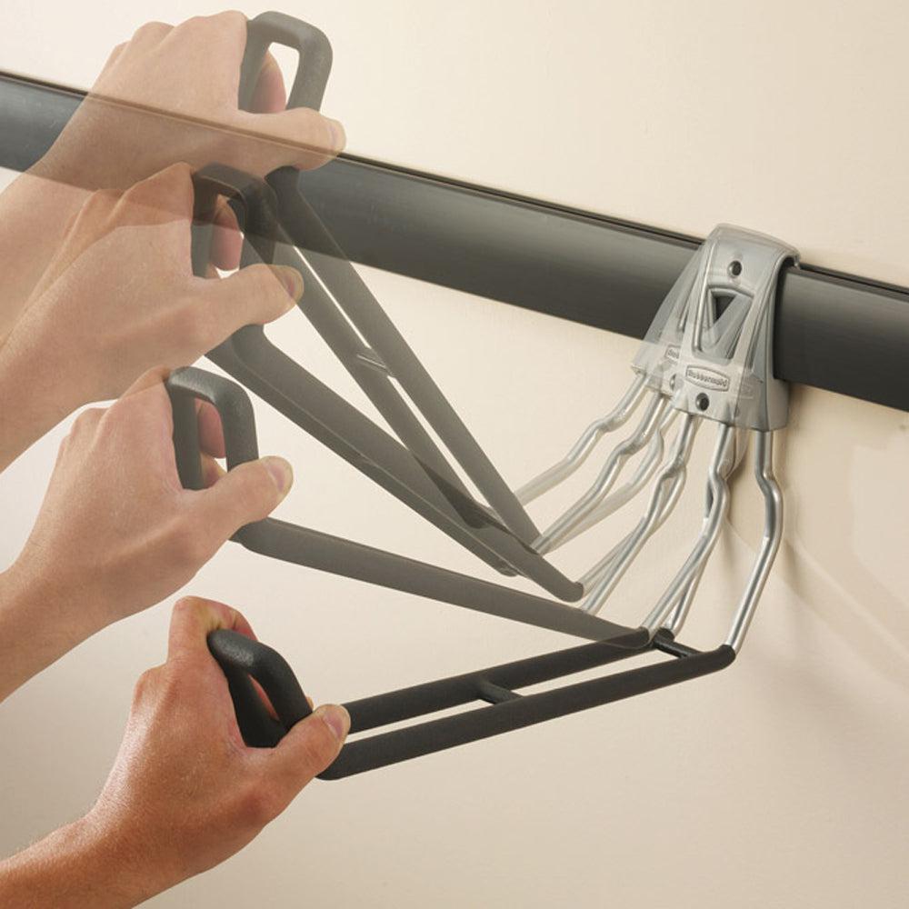 Rubbermaid 1784415 Fast Track 48 Inch Steel Horizontal Wall Mounted Storage Rail-*Home&Garden | Household Supplies | Storage & Organization | Storage Hooks & Racks | Utility Hooks-Grease Monkey Garage