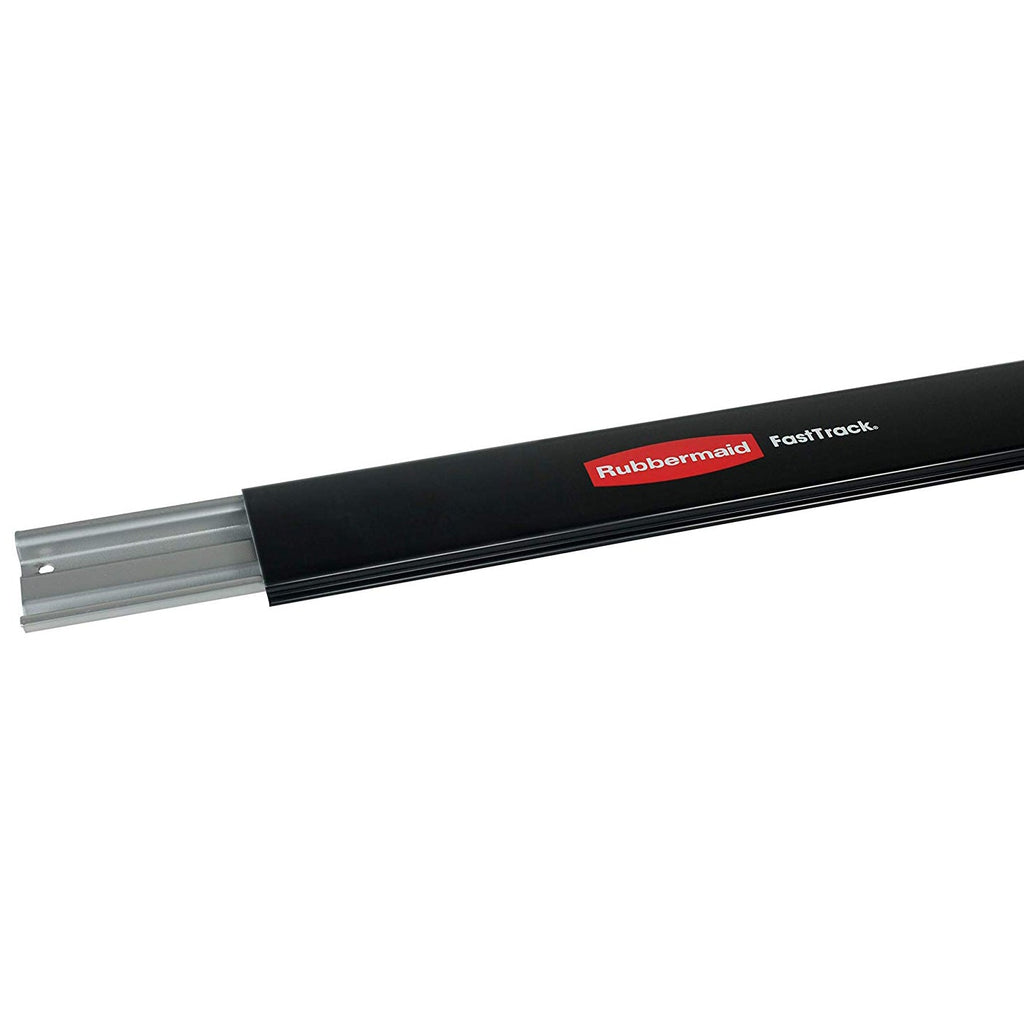 Rubbermaid 1784415 Fast Track 48 Inch Steel Horizontal Wall Mounted Storage Rail-*Home&Garden | Household Supplies | Storage & Organization | Storage Hooks & Racks | Utility Hooks-Grease Monkey Garage