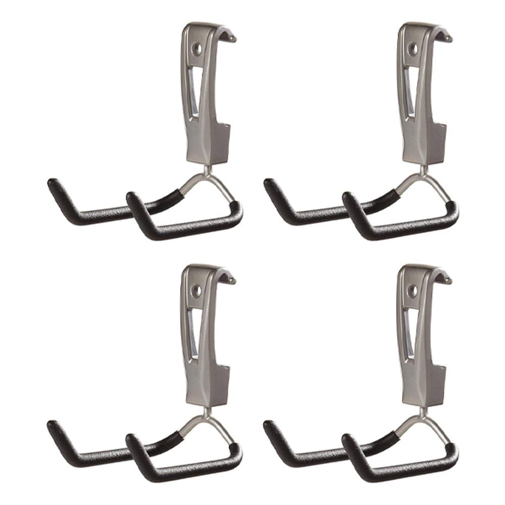 Rubbermaid 1784456 Wall Mounted Rope, Hose Garage Storage Utility Hook (4 Pack)-Home & Garden | Household Supplies | Storage & Organization | Storage Hooks & Racks | Utility Hooks-Grease Monkey Garage