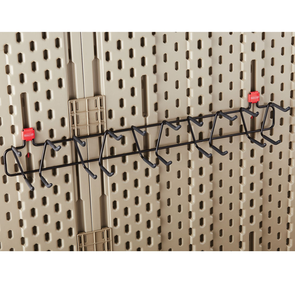 Rubbermaid 34 Inch Heavy Duty Garden Tool and Sports Storage Rack for Sheds-*Hardware | Hardware Accessories | Tool Storage & Organization | Tool Organizer Liners & Inserts-Grease Monkey Garage