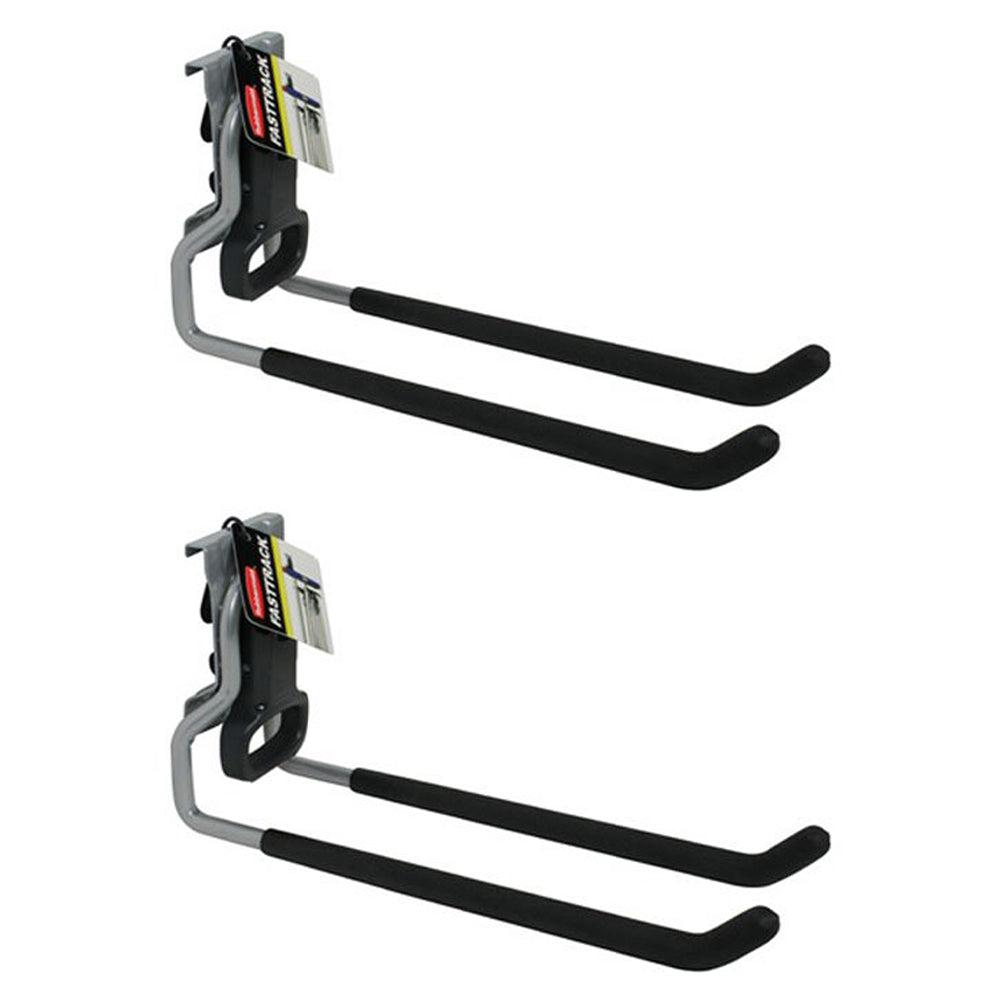 Rubbermaid Fast Track Wall Mounted Garage Storage Utility Multi Hook (2 Pack)-*Home&Garden | Household Supplies | Storage & Organization | Storage Hooks & Racks | Utility Hooks-Grease Monkey Garage