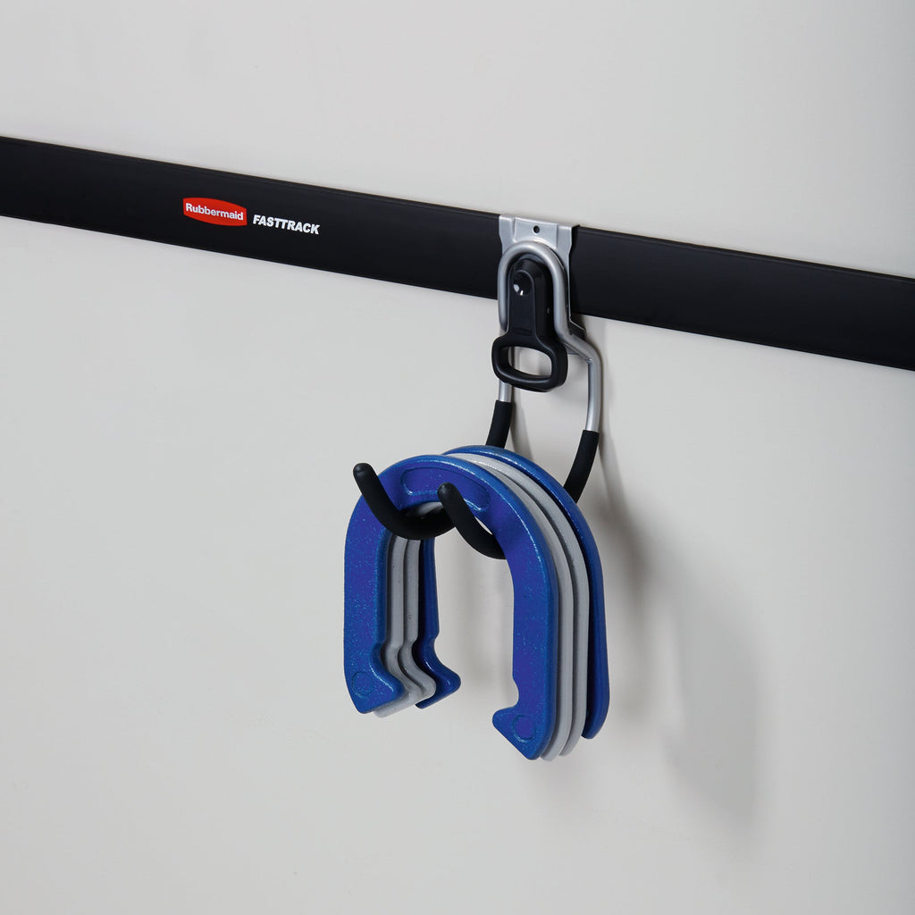 Rubbermaid Fast Track Wall Mounted Garage/Garden Storage Utility Hook (2 Pack)-*Home&Garden | Household Supplies | Storage & Organization | Storage Hooks & Racks | Utility Hooks-Grease Monkey Garage