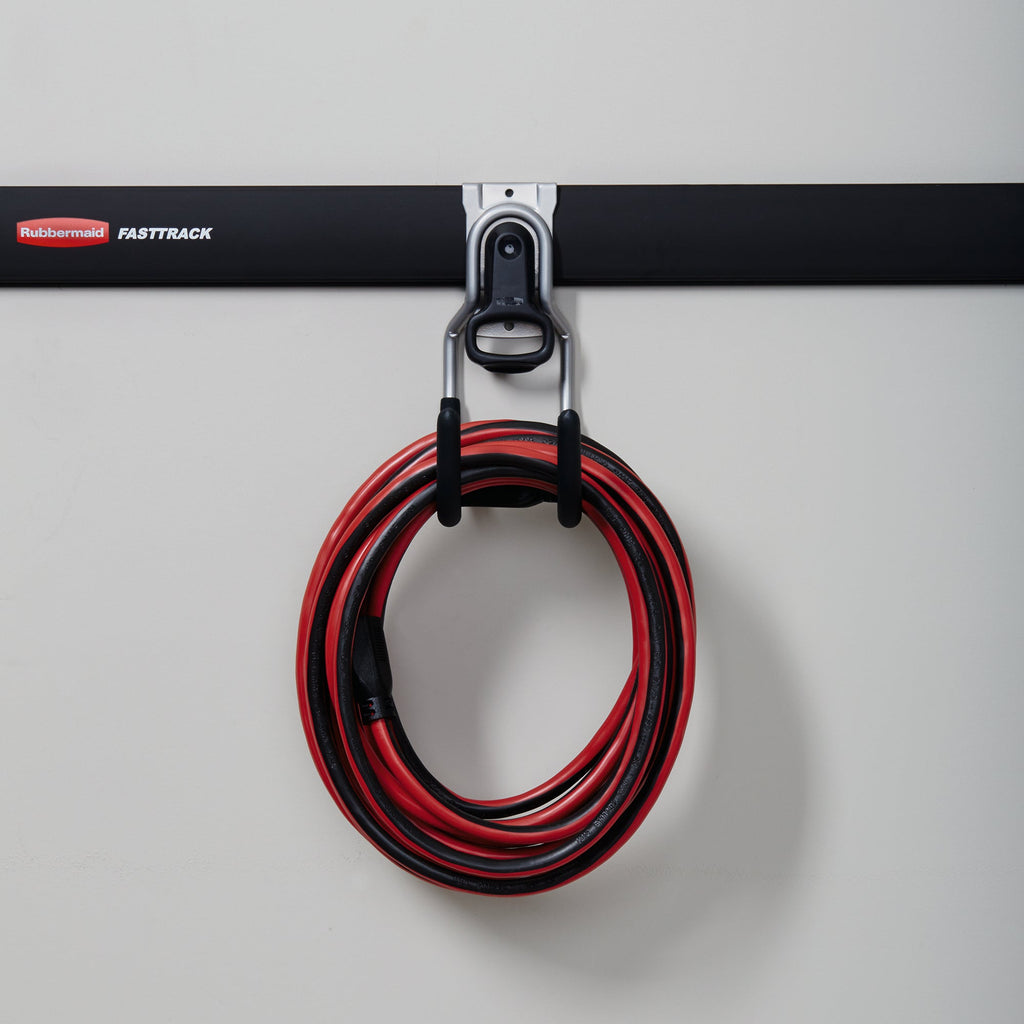 Rubbermaid Fast Track Wall Mounted Garage/Garden Storage Utility Hook (2 Pack)-*Home&Garden | Household Supplies | Storage & Organization | Storage Hooks & Racks | Utility Hooks-Grease Monkey Garage