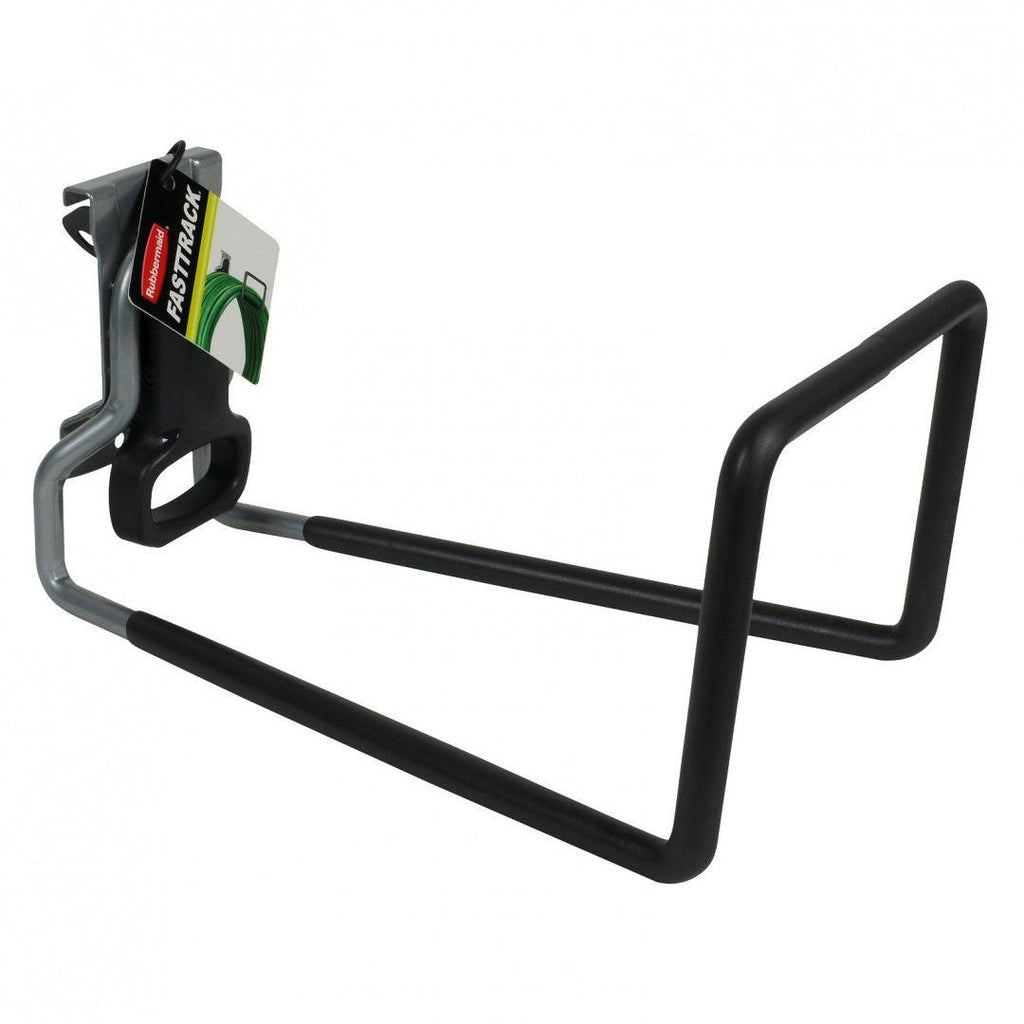 Rubbermaid FastTrack All in 1 Rail Garage Storage System Water Hose Hook, Black-*Home&Garden | Household Supplies | Storage & Organization-Grease Monkey Garage