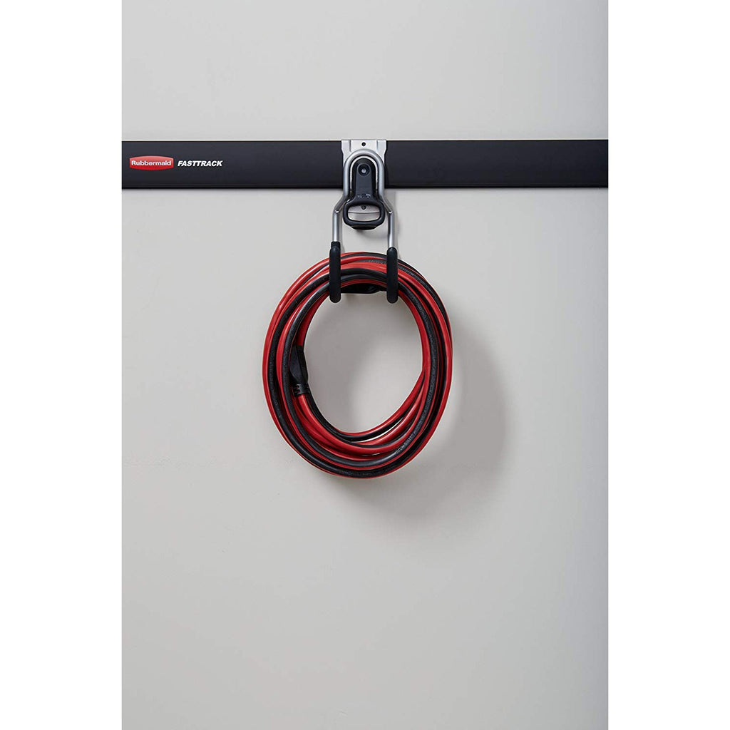 Rubbermaid FastTrack Garage Storage System 5 Piece All in One Rail and Hook Kit-Home & Garden | Household Supplies | Storage & Organization-Grease Monkey Garage