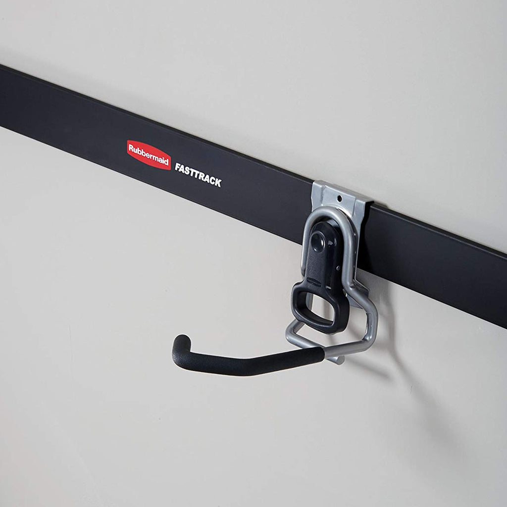Rubbermaid FastTrack Garage Storage Vertical Hanger Wall Hook Bike Rack (4 Pack)-Home & Garden | Household Supplies | Storage & Organization-Grease Monkey Garage