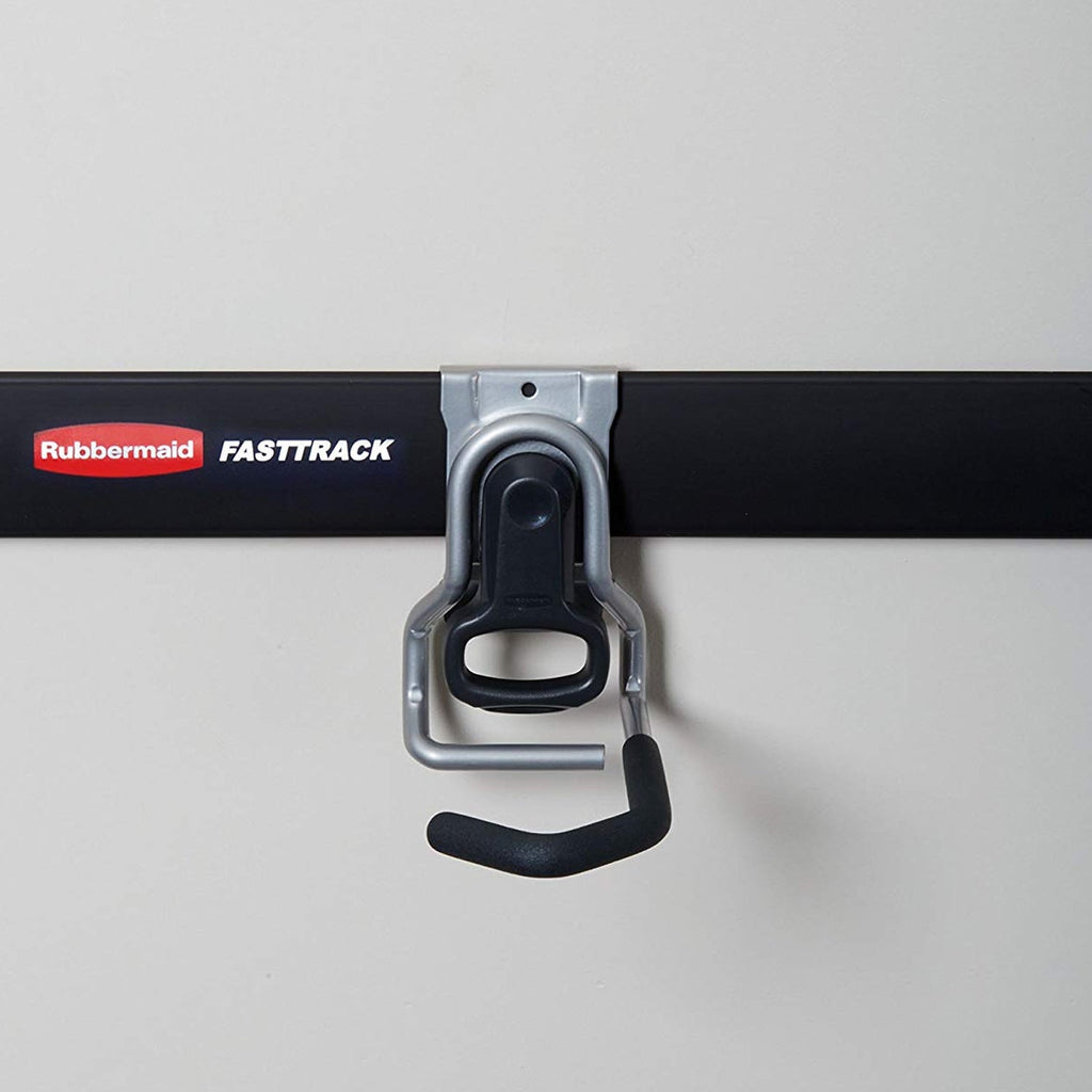 Rubbermaid FastTrack Garage Storage Vertical Hanger Wall Hook Bike Rack (4 Pack)-Home & Garden | Household Supplies | Storage & Organization-Grease Monkey Garage