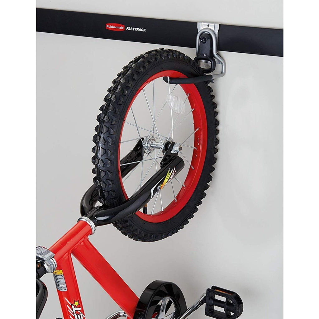 Rubbermaid FastTrack Garage Storage Vertical Hanger Wall Hook Bike Rack (4 Pack)-Home & Garden | Household Supplies | Storage & Organization-Grease Monkey Garage