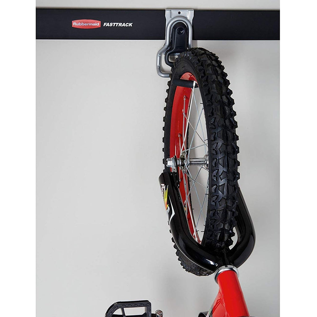 Rubbermaid FastTrack Garage Storage Vertical Hanger Wall Hook Bike Rack (4 Pack)-Home & Garden | Household Supplies | Storage & Organization-Grease Monkey Garage