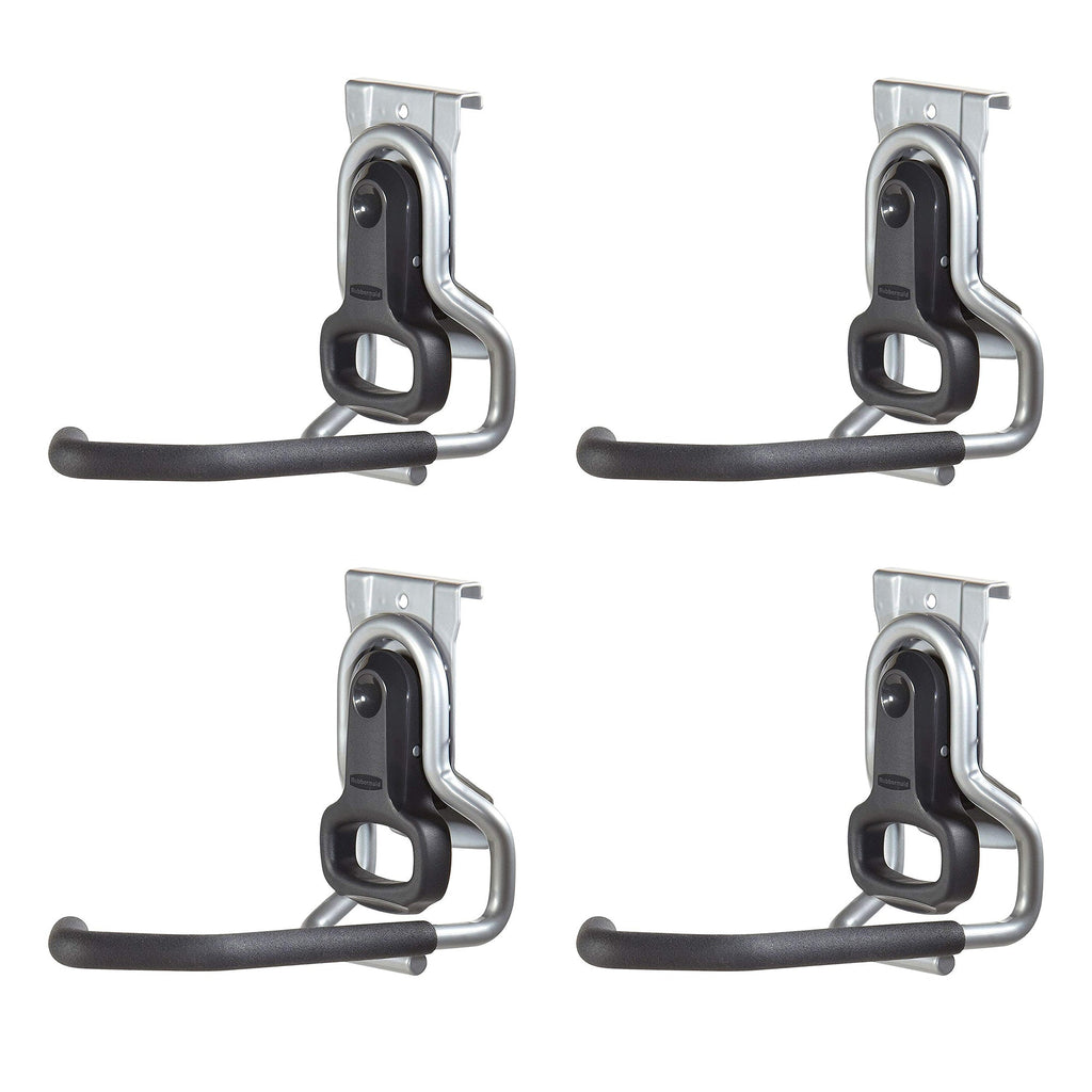 Rubbermaid FastTrack Garage Storage Vertical Hanger Wall Hook Bike Rack (4 Pack)-Home & Garden | Household Supplies | Storage & Organization-Grease Monkey Garage