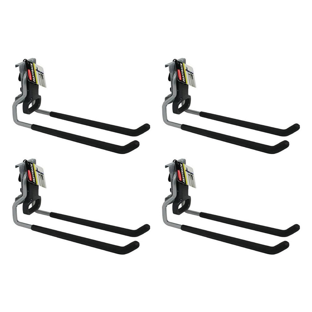 Rubbermaid FastTrack Wall Mounted Garage Storage Utility Multi Hook (4 Pack)-Home & Garden | Household Supplies | Storage & Organization | Storage Hooks & Racks | Utility Hooks-Grease Monkey Garage