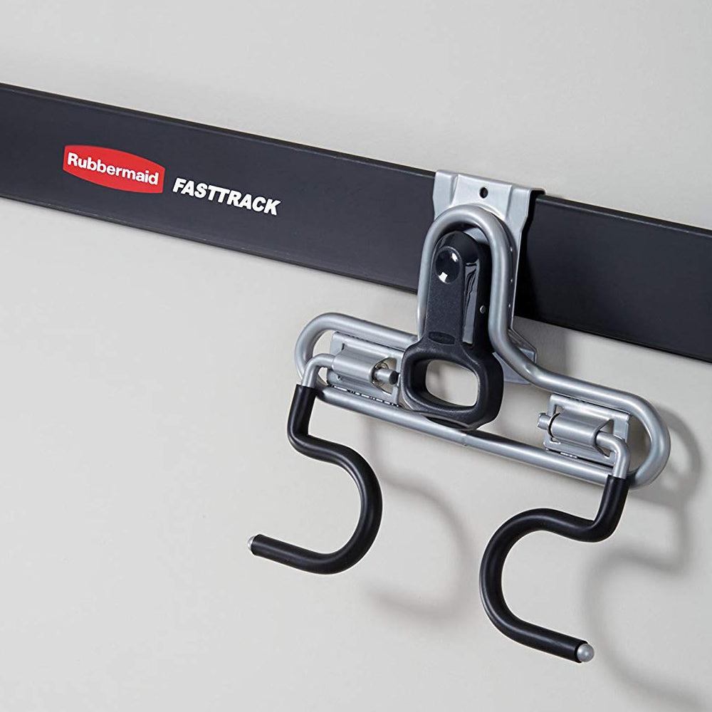 Rubbermaid FastTrack Wall S Hook 2 Handle Tool Storage Organizer Rack (12 Pack)-*Home&Garden | Household Supplies | Storage & Organization-Grease Monkey Garage