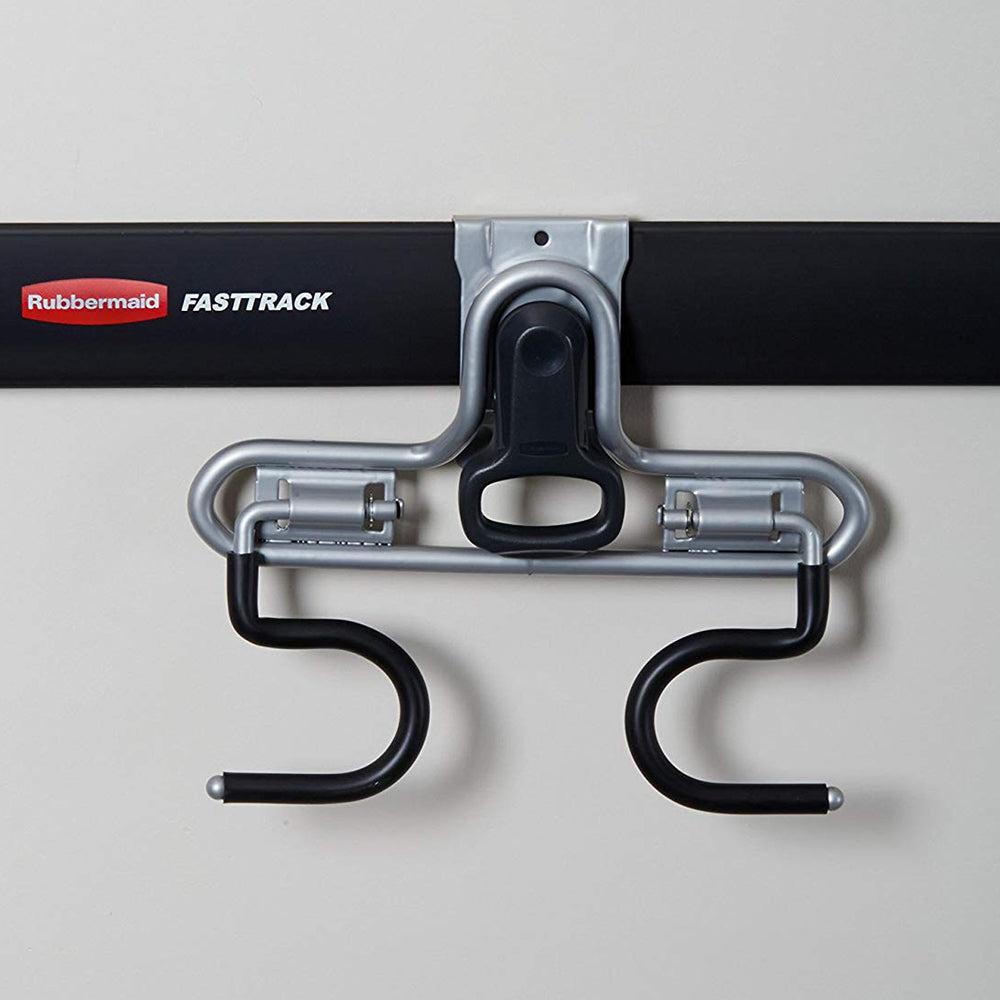 Rubbermaid FastTrack Wall S Hook 2 Handle Tool Storage Organizer Rack (12 Pack)-*Home&Garden | Household Supplies | Storage & Organization-Grease Monkey Garage