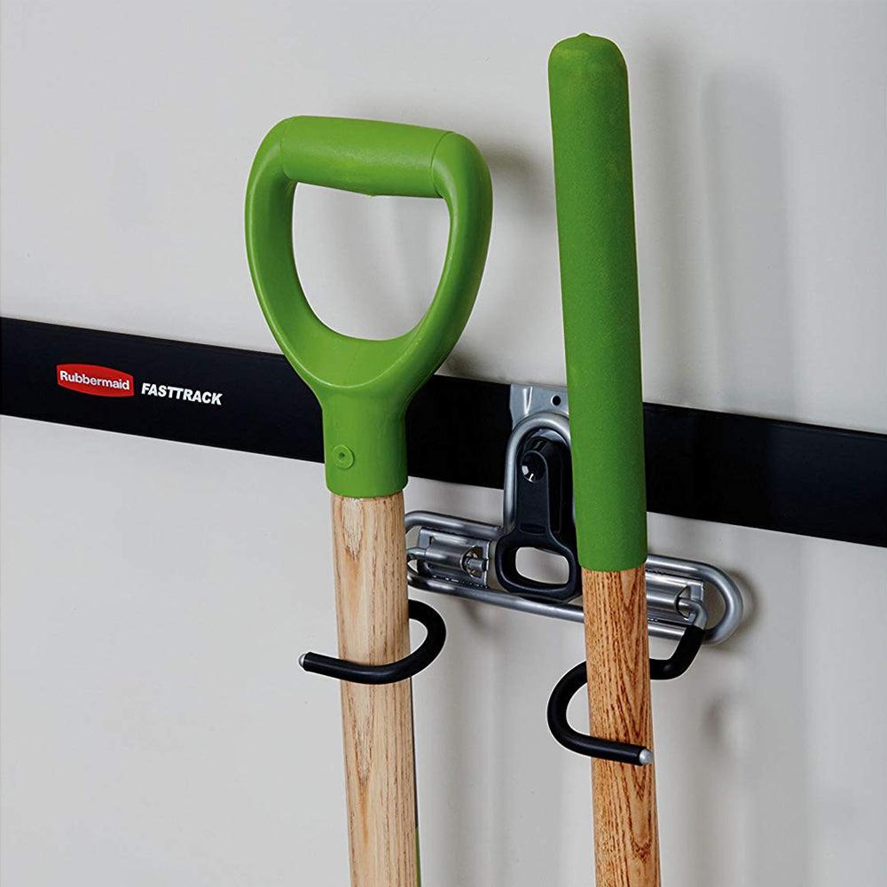 Rubbermaid FastTrack Wall S Hook 2 Handle Tool Storage Organizer Rack (12 Pack)-*Home&Garden | Household Supplies | Storage & Organization-Grease Monkey Garage