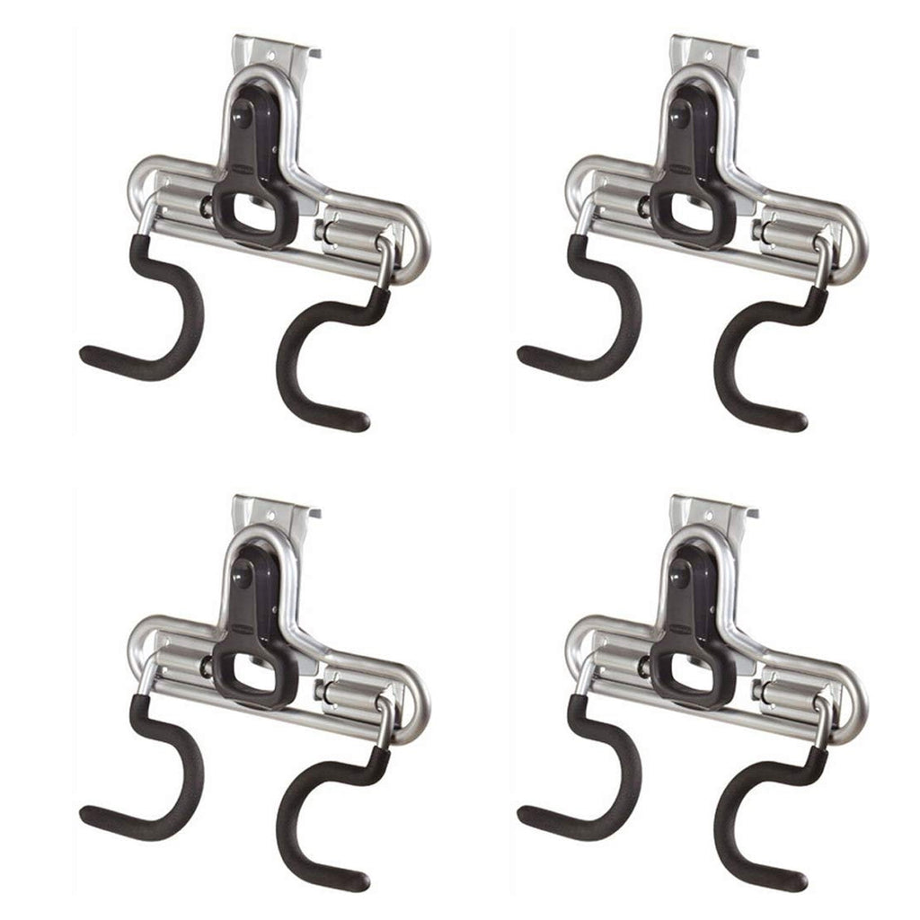 Rubbermaid FastTrack Wall S Hook 2 Handle Tool Storage Organizer Rack (4 Pack)-Home & Garden | Household Supplies | Storage & Organization-Grease Monkey Garage