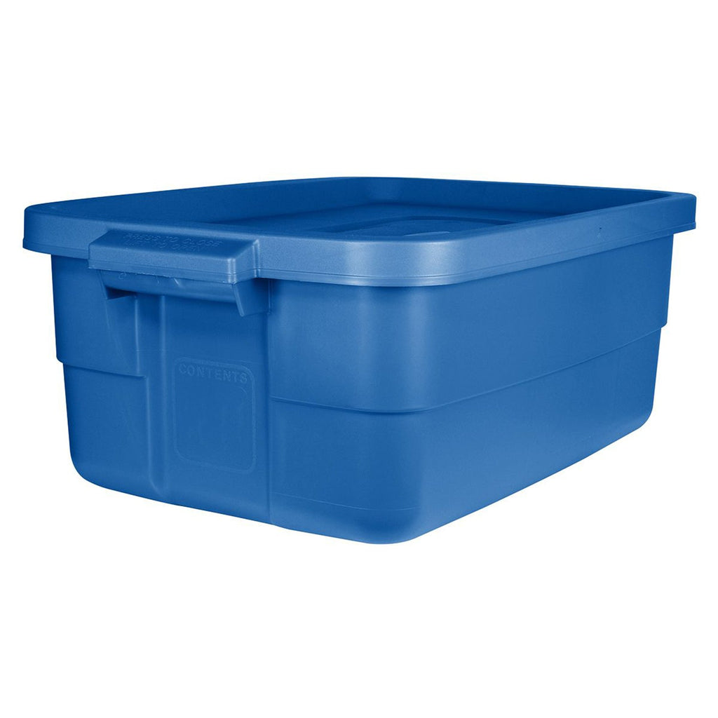 Rubbermaid Roughneck Tote 10 Gallon Storage Container, Heritage Blue (6 Pack)-*Home&Garden | Household Supplies | Storage & Organization | Household Storage Containers-Grease Monkey Garage