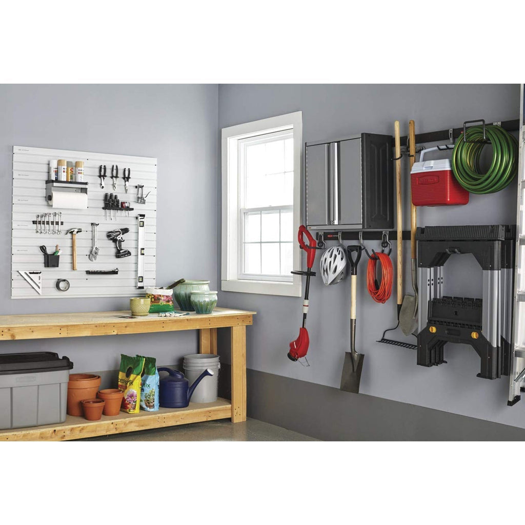 Rubbermaid Universal Metallic FastTrack Hanging Garage Hook Organizers (12 Pack)-*Home&Garden | Household Supplies | Storage & Organization-Grease Monkey Garage