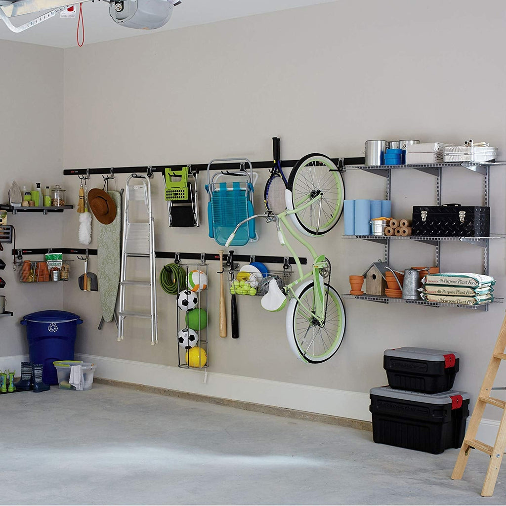 Rubbermaid Universal Metallic FastTrack Hanging Garage Hook Organizers (12 Pack)-*Home&Garden | Household Supplies | Storage & Organization-Grease Monkey Garage