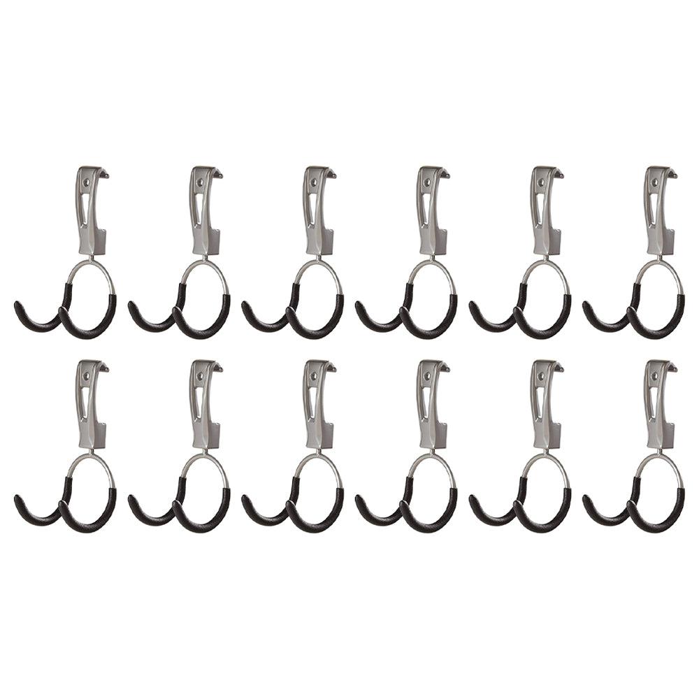 Rubbermaid Universal Metallic FastTrack Hanging Garage Hook Organizers (12 Pack)-*Home&Garden | Household Supplies | Storage & Organization-Grease Monkey Garage
