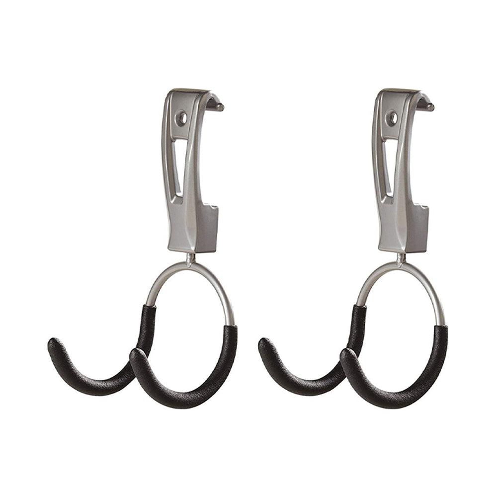 Rubbermaid Universal Metallic FastTrack Hanging Garage Hook Organizers (2 Pack)-Home & Garden | Household Supplies | Storage & Organization-Grease Monkey Garage