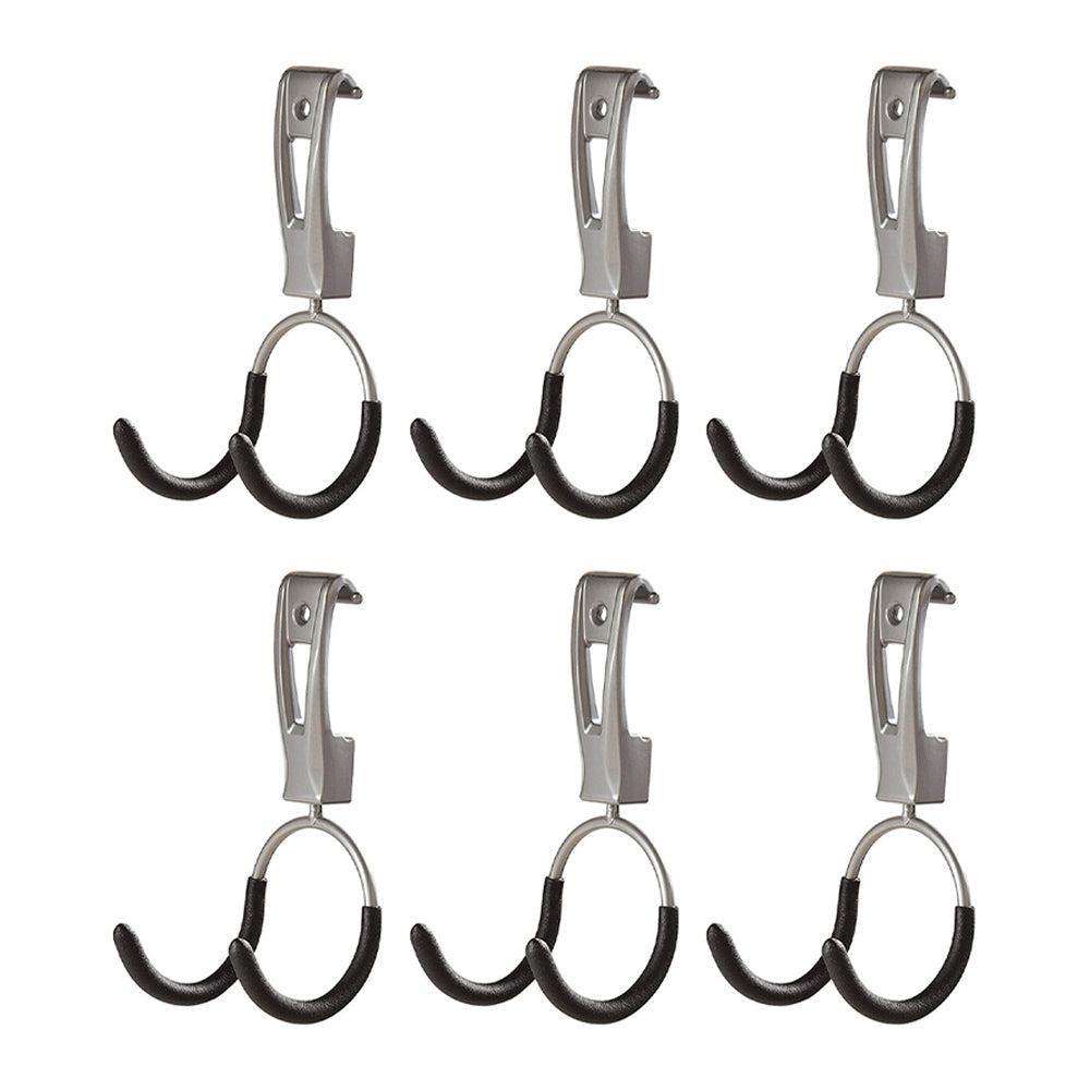 Rubbermaid Universal Metallic FastTrack Hanging Garage Hook Organizers (6 Pack)-*Home&Garden | Household Supplies | Storage & Organization-Grease Monkey Garage